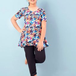 BAESD Girls Printed Swimwear With Attached Shorts-picture-13