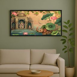 999Store Beige & Green 1 Piece Canvas Other Wall Paintings-image-55