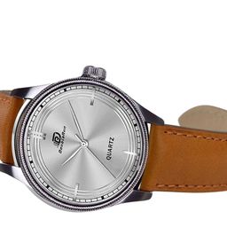 DOUBLERUN Men Dial & Leather Textured Straps Analogue Multi Function Watch H05N1301 image 3