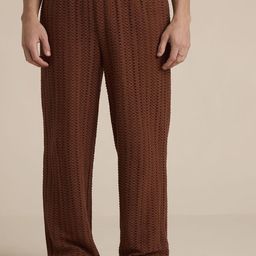 Muvazo Mid-Rise Regular Trousers-image-76