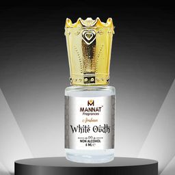 mannat fragrances White Oudh Non Alcohol Attar - 6 ml-41