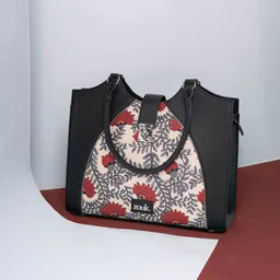 ZOUK Nawabi Couture Floral Printed Shopper Shoulder Bag-36