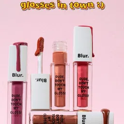 BLUR INDIA Set Of 4 Dude, Don't Touch My Gloss Mini Lip Gloss - 2.5 ml Each image 2