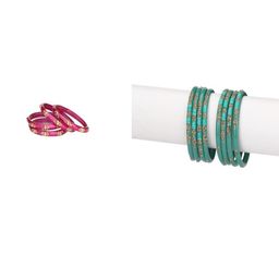 Somil Set Of 12 Women Glass Bangles-image-95