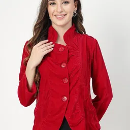 COSMIC TRIO Women Lightweight Open Front Jacket-image-30