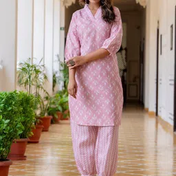 KALINI Women Floral Printed Regular Kurta with Salwar-picture-53