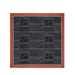 RARE RABBIT Printed Silk Pocket Square-image-68