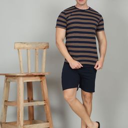 Sweet Dreams Men Striped Night suit-image-60