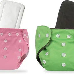 smilykid Baby Reusable Cloth Diaper Nappy With 5 Layered Microfiber Insert (Pack of 2)-picture-20