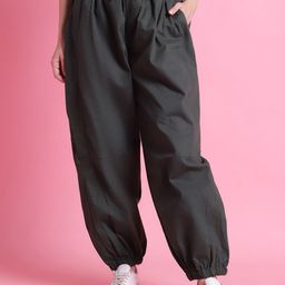 TAG 7 Women Relaxed Loose Fit High-Rise Cargos Trousers-picture-10
