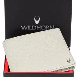 WildHorn Men Textured Leather Two Fold Wallet-picture-18