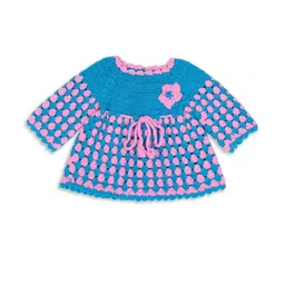 deva creation Pink Wool Jumper Dress image 4