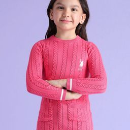 U.S. Polo Assn. Kids Girls Pullover-picture-14