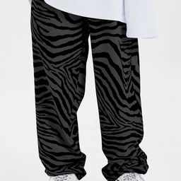 LULU & SKY Girls Printed High-Rise Relaxed Fit Trousers-picture-48