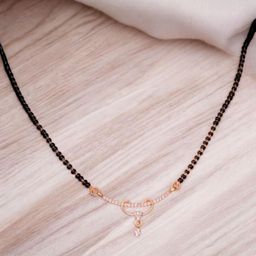 TIYARA Gold-Plated Artificial Beads Mangalsutra-image-22