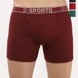 Sporto by Macho Pack Of 4 Men Outer Elasticated Short Trunk Sprto_M1030-M1-N1-Prt1-R1-L-picture-23