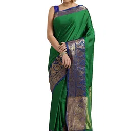 KIMISHA Zari Silk Cotton Kanjeevaram Saree-image-22
