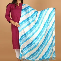 RajeRaj Women Printed Silk Dupatta-picture-47