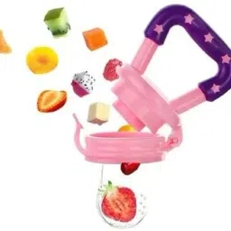 global duniya feeding bottle spoon feeding Squeezable Bottle BPA Free FRUIT NIBBLER COMBO - silicon image 2