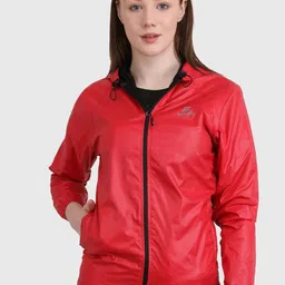 Raxedo Women Polycotton Windcheater Sporty Jacket-12