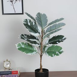 ARICK DECOR White 1 Pieces Artificial Plant With Pot-47