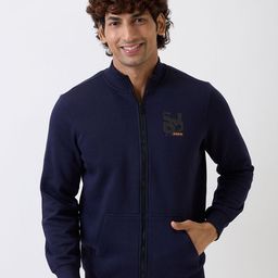 SPYKAR Men Mock Collar Cotton Sweatshirt-picture-20