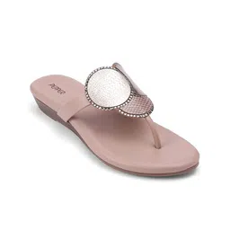 PEPPER Women Embellished Party T-Strap Flats-picture-27