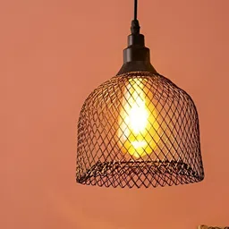 KINIS Black & Gold-Toned Quirky Ceiling Lamp-picture-52