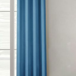 Yellow Weaves Blue Room Darkening Door Curtain-image-83