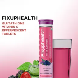 Fixuphealth Set Of 6 Effervescent Tablets With Glutathione & Vitamin-C - 15 Tablets Each image 2