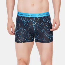 AMOUREUX Men Printed Outer Elastic Trunks image 4