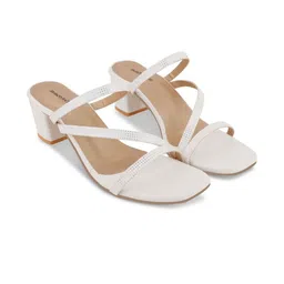 MICHICK Block Sandals with Bows image 4