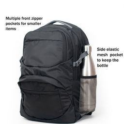 Oblique Men Backpack with Compression Straps image 4
