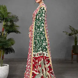 DIVASTRI Ajrak Block Printed Saree image 5