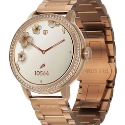 Titan Women Valerie 1.19 AMOLED Studded Stainless Steel Functional Crown Smart Watch-11