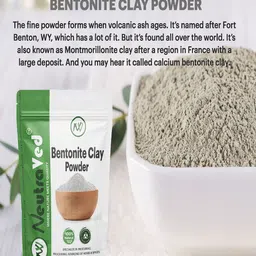 NeutraVed Set Of 4 Neem, Amba Haldi, Aloe Vera & Bentonite Clay Face Mask - 100 g Each image 3