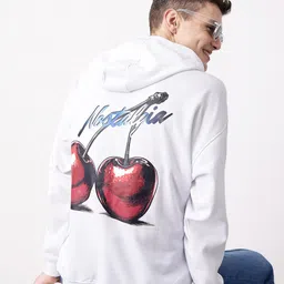 Mast & Harbour Graphic Print Hooded Sweatshirt-picture-15