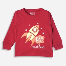 Bodycare Boys Typography Printed Applique T-shirt-image-53