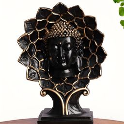 INTERNATIONAL GIFT Black Buddha Idol Showpiece-3