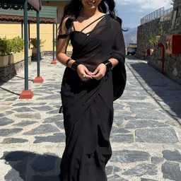 Moda Rapido Ready To Wear Saree With Unstitched Blouse Piece-image-2