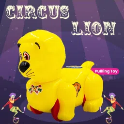 Toybharat Circus Lion |Birthday Gift | Travel Toys | Gift |Pull Along Toy-image-30