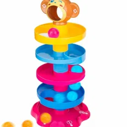 Roll Ball Toy for Kids with 5 Layer Ball Drop and Roll Swirling Tower for Baby-18