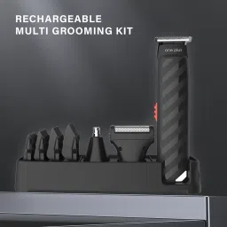 One Plus OP 511 Cordless Professional 8 in 1 Grooming Kit Washable Trimmer 120 minRuntime 4 Length Settings image 3