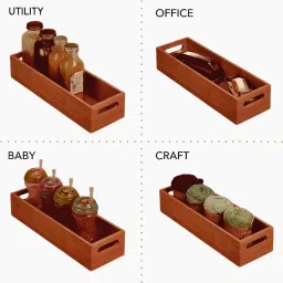 multaniz quality wood 2SETMDFTRAY Tray Serving Set image 2