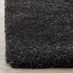 shag weaving Grey Polyester Carpet image 3