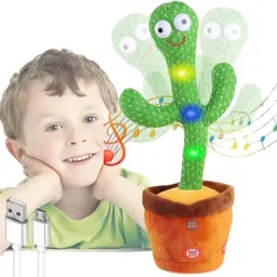 Dancing cactus Toy Talking Repeat Bluetech Singing Toy 120 Songs (Green) Rattle-10