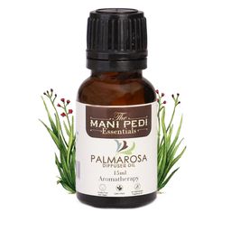 The Mani Pedi Essentials Set Of 2 Brown Printed Ginger and Palmarosa Diffuser Oils 15 ml image 4