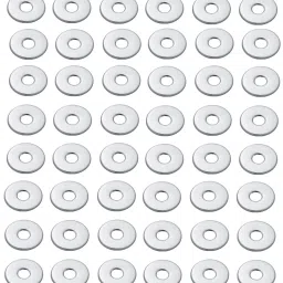 Chrome Plated Round Wall Flange/Free Cap for Taps/Tap Plate Bathroom Mixture in Kitchen/Bathroom Fittings/Wash Area Bathroom Accessories (Pack of 50 PC) Plate Flange-image-28