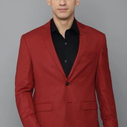 Men Solid Single Breasted Casual Blazer-image-65