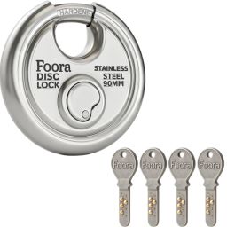 Disc Lock 90mm with 4 Ultra Keys – Stainless Steel Security Padlock Padlock-image-30